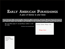 Tablet Screenshot of earlyamericanfurnishings.com